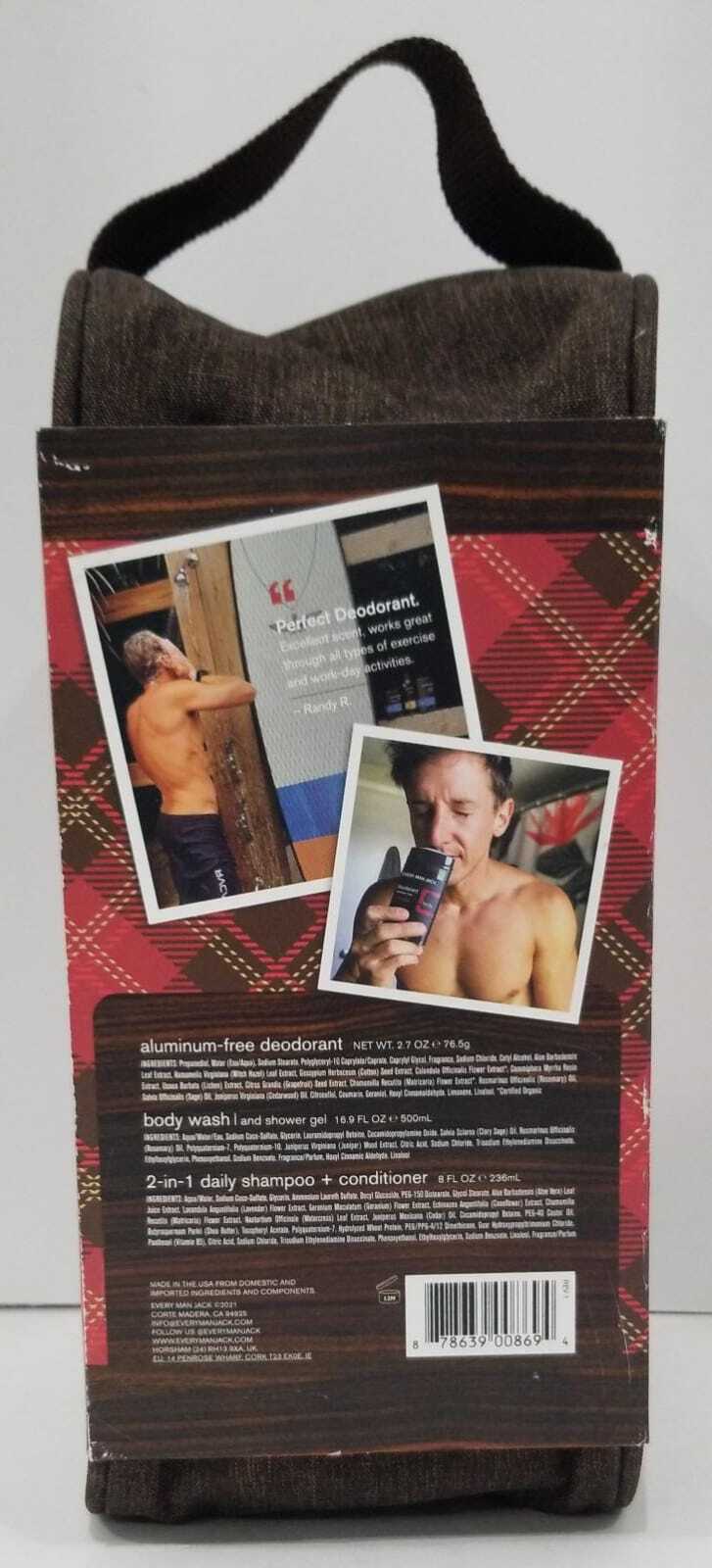 Every Man Jack Cedarwood Bath and Body Gift Set for Men Item image 3
