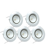 5 pack 5&quot; or 6&quot; LED Dimmable Downlight Recessed Light Retrofit 14w 5000k... - $70.53 CAD