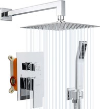 Shower System With Handheld Rough-In Valve, Polished Chrome Gappo Wall M... - £124.99 GBP