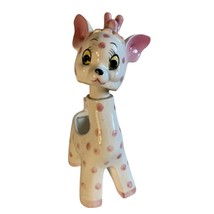 Vintage Dickson Planter Bobble Head Baby Giraffe Pink Japan 8&quot; - $55.20