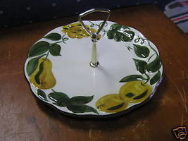 Great STANGL Sculptured Fruit Sandwich Plate w/Handle.......SALE - $9.70