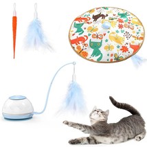 Automatic 360 Rotating Interactive Pet Toy For Cat Electric Cat Toy Plate Motion - £68.19 GBP