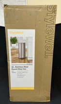 StyleWell - 8 Gal. Stainless Steel Round Step-On Trash Can - $19.79