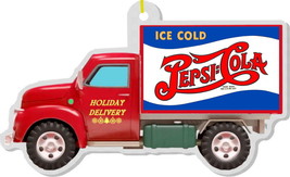Pepsi Cola Drink retro Double Dot Delivery Truck Holiday Christmas Tree Ornament - £9.05 GBP