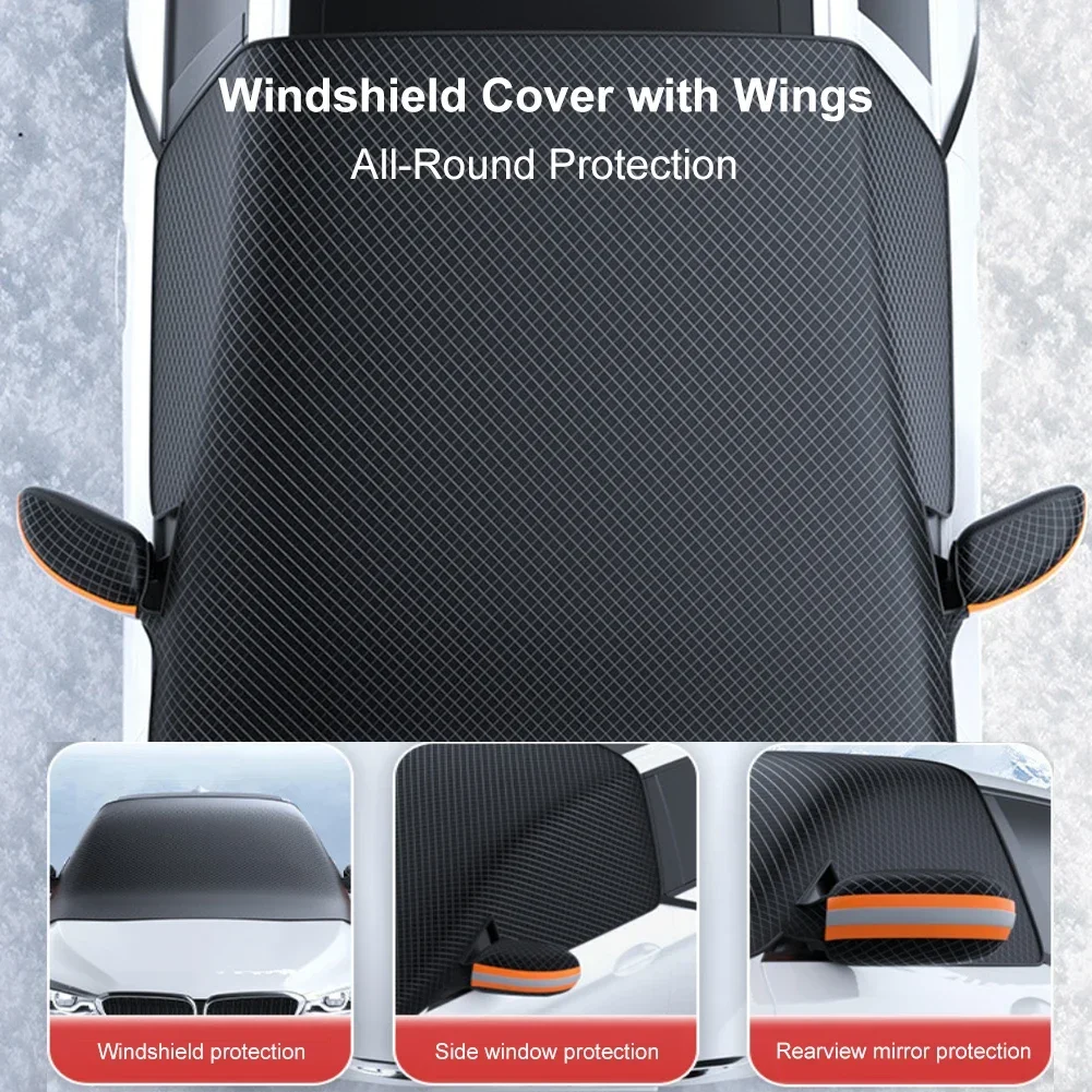 Upgrade Windshield Sunshades Magnetic Car Front Windscreen Cover Automobile - £20.87 GBP