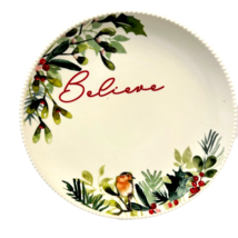 Better Homes Gardens Replacement Christmas Believe 9&quot; Winter Botantical Plate - £15.42 GBP