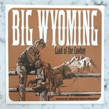 45 RPM Record Big Wyoming Land Of the Cowboy - American National Bank / Cheynne - £38.75 GBP