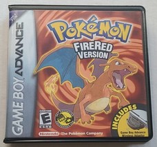 Pokémon Fire Red Version Pokemon CASE ONLY Game Boy Advance GBA Box BEST... - $13.82