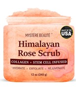 Himalayan Salt Body Scrub 12 oz with Collagen and Stem Cells Exfoliating... - $36.02