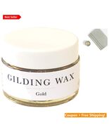 Gold Gilding Wax - Elevate Home Décor with Adjustable Coverage & Inclusion Brush