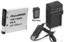 TWO 2 NB-8L Batteries + Charger for Canon A2200 A3000 A3100 A3200 A3300 A3150 IS - $26.99