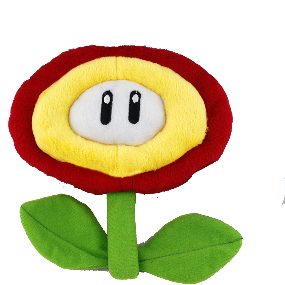 Super Mario Bros. Wonder Fat Red Fire Flower 7 in Stuffed Animal Nintend... - £5.56 GBP