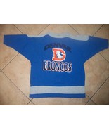 vintage mens jersey denver broncos size XL blue gray orange - $40.00