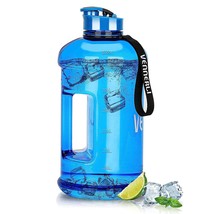 Half Gallon Water Bottle 2.2L Large Sports Water Bottle With Handle 74Oz Bpa-Fre - £31.52 GBP