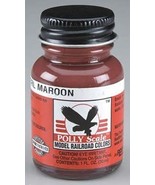 Testors 1oz. Bottle Polly Scale Acrylic Wisconsin Central Maroon F414200 - $201.28 MXN