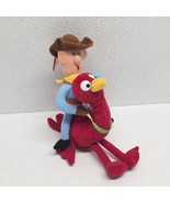 1999 Stuffins Misfit Cowboy Riding Ostrich Island of Misfit Toys Plush R... - $20.63 CAD