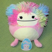 Squishmallows Big Foot Rainbow Pink 9&quot; Coparinne Kellytoy Plush Stuffed Animal - £12.58 GBP