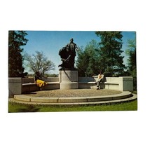 Vintage Postcard Booker T Washington Monument Tuskegee Institute Alabama... - $10.99