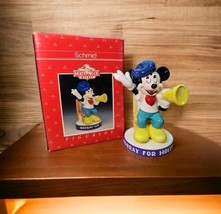 Vintage Disney Schmid Hollywood Mickey 4&quot; Porcelain Collectible Figurine... - $23.41