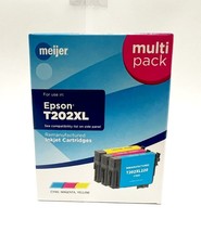 Meijer Remanufactured Ink Cartridges for Epson T202XL - COLOR (C, M, Y) - $5.98