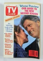 TV Guide Magazine January 9 1993 Bill Clinton, Babra Streisand NY Metro Ed. - £7.59 GBP