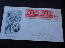 1948 Volunteer Firemen America First Day Issue Envelope Stamp 300 Annive... - $2.55