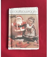 Vtg 1985 Simplicity 7067 Uncut Pattern Santa Mrs Claus Soft Doll Tonerki... - $7.18