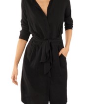 Gretchen Scott breezy blouson chiffon dress in BLACK - £44.79 GBP