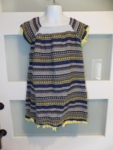 Tucker and Tate Blue/Yellow/White Striped Tunic Dress Size 5 Girl&#39;s - £12.10 GBP