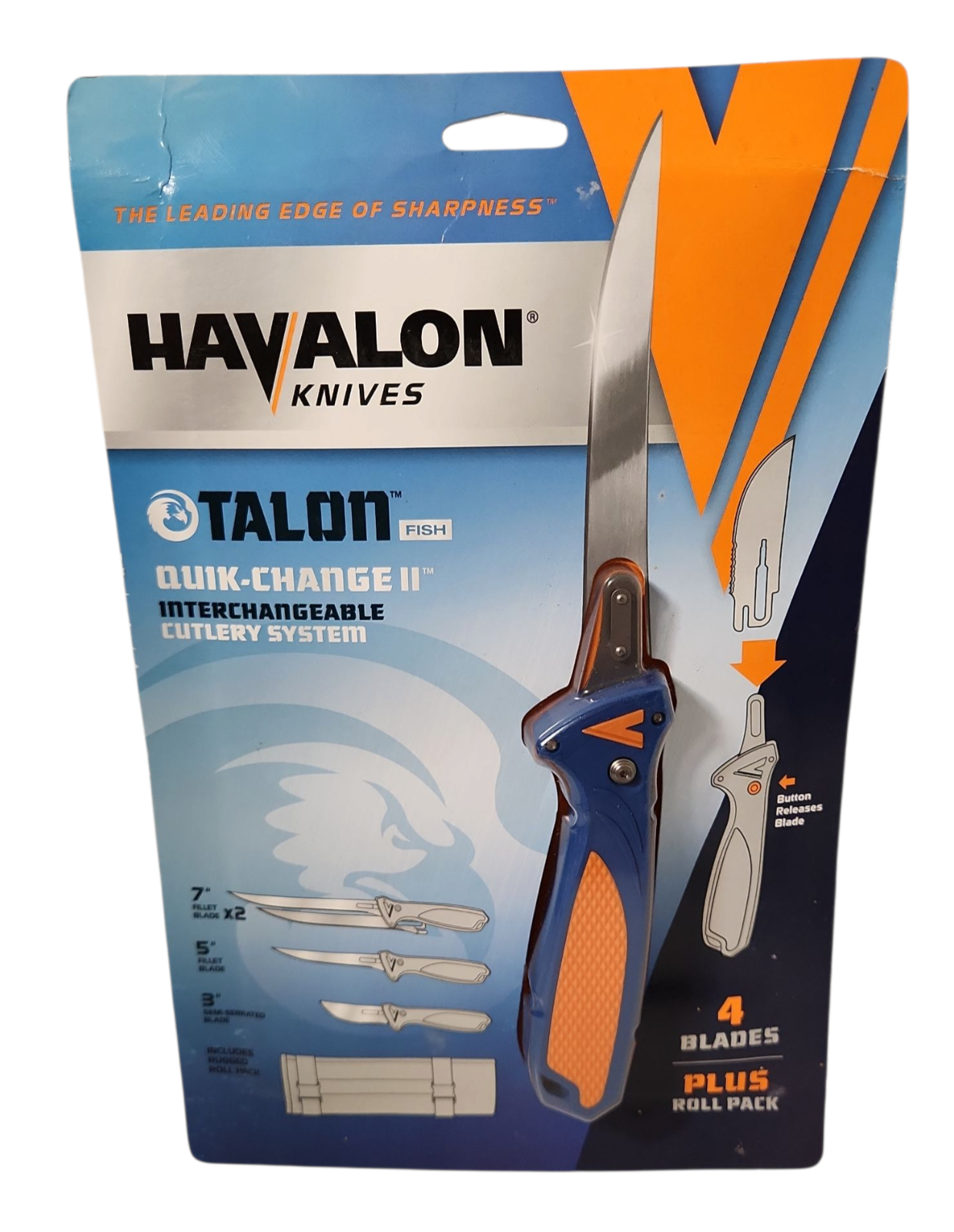Havalon Talon Fish Quick-Change II w 4 Blades &amp; Roll Pack NEW - $69.30