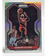 Damian Lillard 2020-21 Panini Prizm Prizms Silver Refractor  Card #173 N... - £9.58 GBP