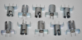 NOS Qty 10 Leecraft BA15S Lamp Bulb Sockets w/ Bracket Single Contact - ... - $19.79