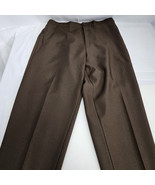 Vtg Bend Over Dress Slacks Women&#39;s Plus Size 20W 34x30 Brown High Rise NWT - $17.63