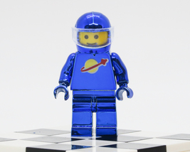 Custom minifigure spaceman astronaut Metallic Blue space series GO1145 - £5.43 GBP