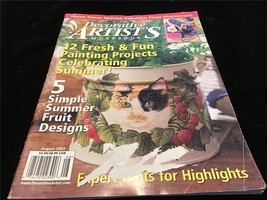 Decorative Artist&#39;s Workbook Magazine August 2003 5 Simple Summer Fruit Designs - £7.85 GBP