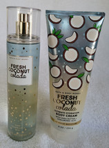 Bath &amp; Body Work Fresh Coconut Coladoa Pair - £20.45 GBP