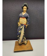 Vintage Nishi Geisha Standing Doll Kimono Figurine Japan Japanese - £18.82 GBP
