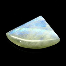 Blue Fire 55.7Ct Natural Rainbow Moonstone Fancy Cabochon Loose Gemstone - £22.41 GBP