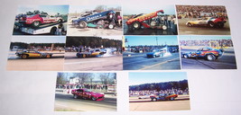 Lot #3 (10) 1970&#39;s Vintage CHEVROLET Body FUNNY CAR 4x6 Color Drag Racing Photos - £12.64 GBP