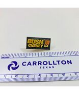 Bush Cheney Lapel Campaign Pin 2004 1 inch across - $163.47 MXN