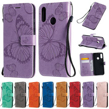 For Moto G8Power E6Plus G6 G9 Plus One Macro Butterfly Leather Wallet Case Cover - £41.78 GBP