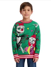 Nightmare Before Christmas Girls Boys Sweater Multicolor Christmas Crewneck - $709.72 MXN