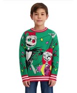 Nightmare Before Christmas Girls Boys Sweater Multicolor Christmas Crewneck - $708.86 MXN