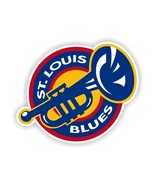 St Louis Blues &quot;Trumpet&quot; Decal / Sticker Die cut - £3.15 GBP+