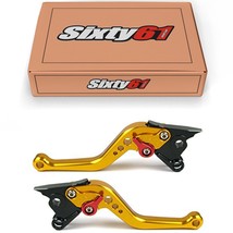 GSXR 1000 Gold Levers Suzuki 2009-2022 2023 2024 Shorty Brake Clutch Adjustable - £52.31 GBP