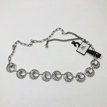Treska Silver Tone Chain Link Belt 26 inches total length - $29.69