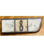 1960&#39;s Studebaker 8 chrome steel emblem  - $551.10 MXN