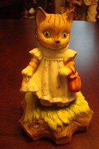Toyo Musical Compatible with Box Made in Japan, Kitty with Handbag, 6&quot; T... - $29.39