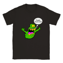 Funny tee shirt T-shirt apparel Ghostbusters slimer comic cartoon halloween boo - £20.07 GBP+