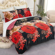 76 - Queen Size - Sumptuously Sherpa Blankets Plush Faux Reversible Blanket - £72.11 GBP